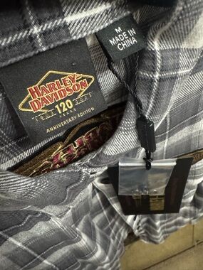 Harley-Davidson Plaid Shirt - 120th Anniversary🖤